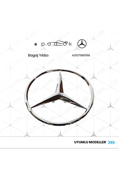 Mercedes Benz Mercedes C Serisi W202 Bagaj Yıldızı
