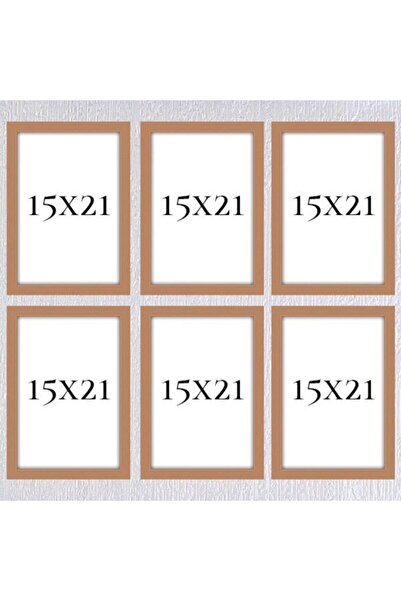 AS TİCARET Six-Piece 15x21 Frame (No Poster) - Bos1011