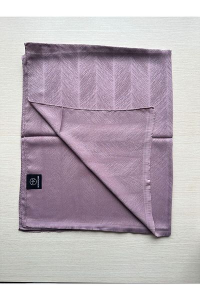 Modakaşmir Zigzag Patterned, Silky Jacquard Shawl