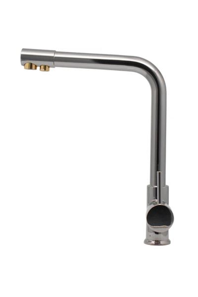 yediyapı 3 Way Fume Gold Purified Kitchen Sink with Battery