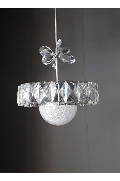 ÖZÇELİKLER Luxury Lüks Kristal Led Li Salon Ve Oda Sarkıt Avizesi