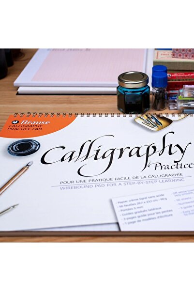 Brause : Calligrahy Practice Pad : 85 gr : 42 x 31.8 cm (50 Sheets)