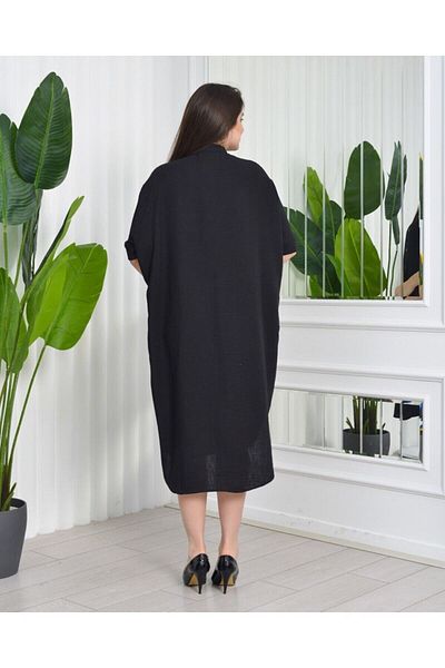 CİXAPLE Rochie cămașă tunică casual din in