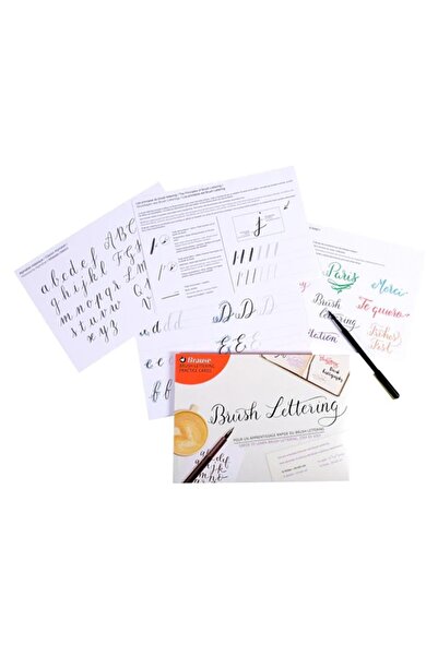 Brause : Lettering Practice Cards (Study Cards) : 29.7 x 21 cm (15 Pieces)