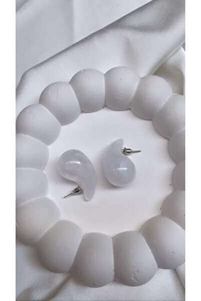 Accessories Mor Renk Bottego Damla Küpe