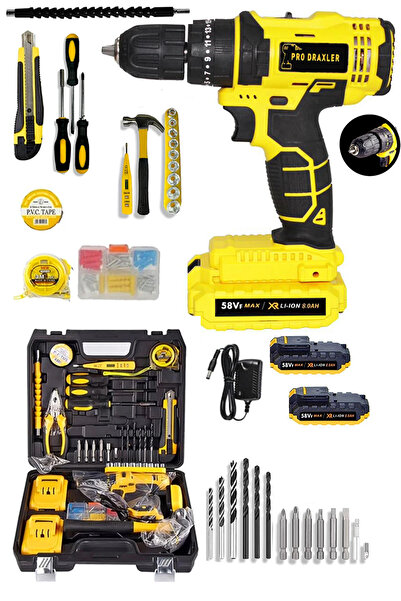 Genel Markalar Alman Yüksek Performans 100 Parça Darbeli Neue Generation 58 V...