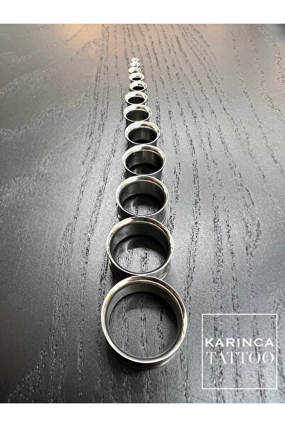 Karınca Piercing Tek Parça Paslanmaz Cerrahi Çelik Tünel Piercing Ear Flesh Tunnel