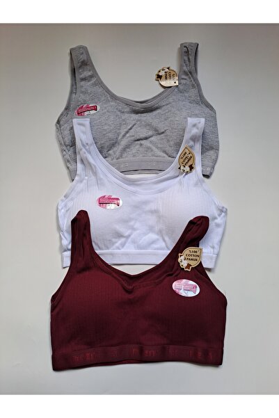 NARIYA Sutien pentru femei de mărime mare, 3 bucăți, 3 bucăți, bumbac pieptăn...