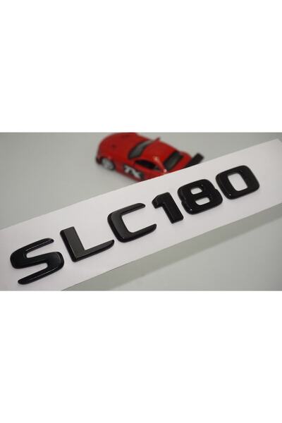 DK Tuning Slc 180 متوافق مع الأمتعة أسود لامع ABS 3M شعار نص ثلاثي الأبعاد