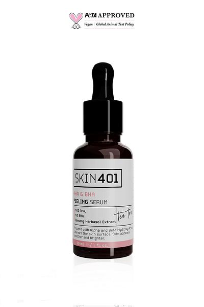 Skin401 Aha 10% Bha 2% Revitalizing Skin Tone Equalizing Facial Peeling Serum 30ml