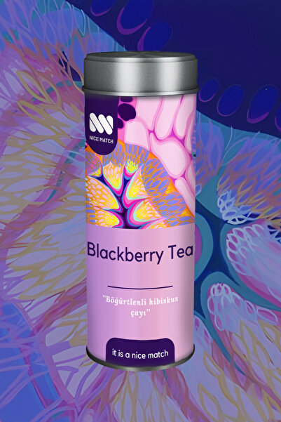 Nice Match شاي التوت الأسود - شاي الكركديه مع التوت الأسود 50 جم