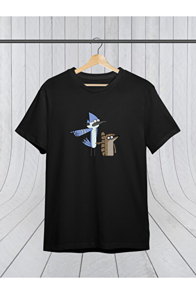 dopdolu promosyon Sürekli Dizi Baskılı %100 Pamuk Tişört