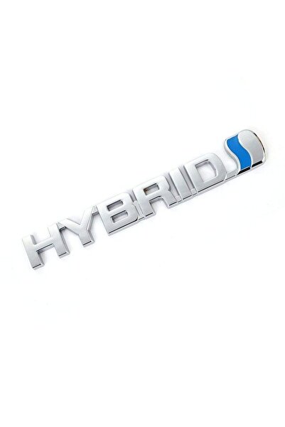Genel Markalar Hybrid Yazı Toyota Hybrid Yan Ve Arka Yazı Logo Arma Hybrid Logo