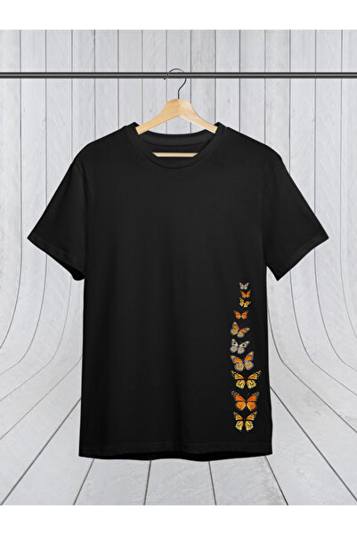 dopdolu promosyon Leptiri Štampano 100% pamuk Majica