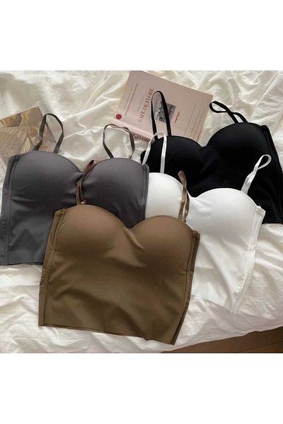 BENİMOLMALI Glop Strap Crop Bustier Color Option Sutien Bustier