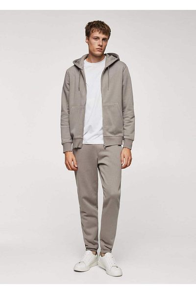 MANGO Man Βαμβακερό παντελόνι Jogger