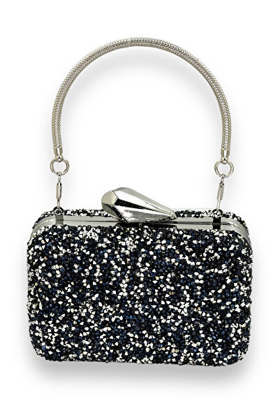 Biçanta Міні-сумочка для вечірнього вбрання з ручкою та каменями, весільна сумочка, вечірня сумочка, портфель, сумочка для випускного вечора