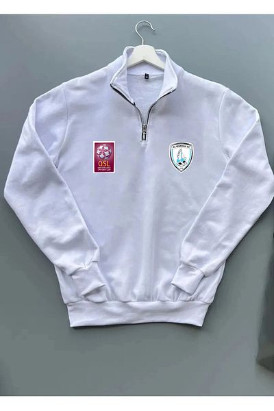 Pisa Art Φούτερ Al-Wakrah SC Qatar Stars League με μισό φερμουάρ με γιακά