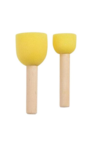 O&S Oyun ve Sanat Eğlen-Üret Pon Pon Fırça - Yağlı Boya, Akrilik Boya(PONPON TAMPON TANPON FIRÇA)