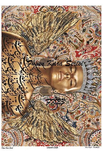 LİNEART ورق ديكوباج نحاسي - FK23 رقم: 29X42 سم