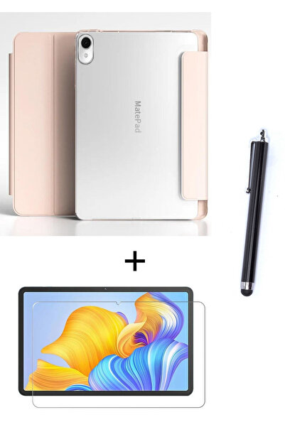 İncisoft Huawei Matepad 11.5 Inç 2023 Kılıf Standlı 360 Koruma Kapak Ekran Koruyucu Kalem 3'lü Set