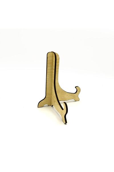 Sadrazam Wooden MDF Frame Plate Leg, Stand, Knight 11 Cm, Light Color