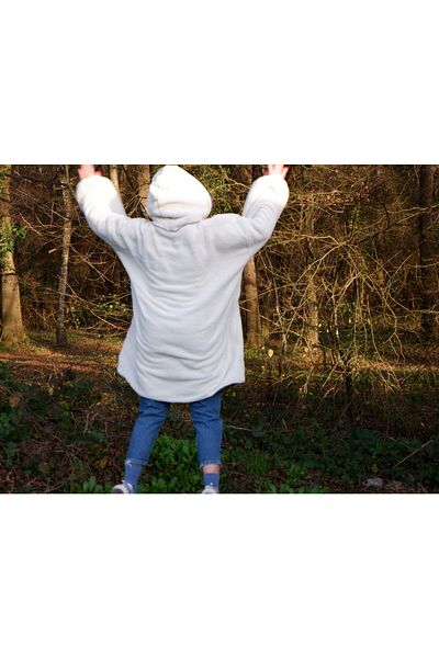 My Puffy Shepherd Coat Blankie Hooded