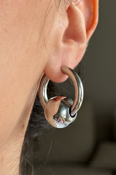 Beca Atelier 316L Steel Hoop Earrings