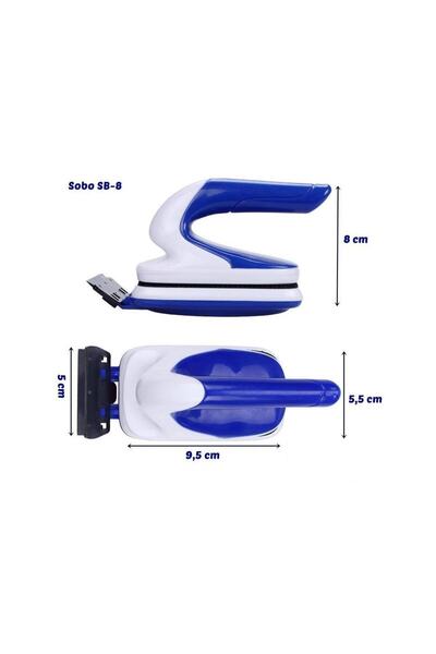 Sobo Sb-8 Jilet Aparatlı Mıknatıslı Akvaryum Cam Sileceği