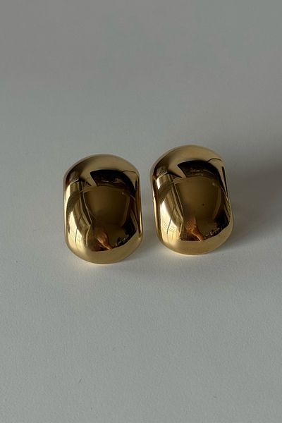 Beca Atelier 316L Steel Curved Earrings