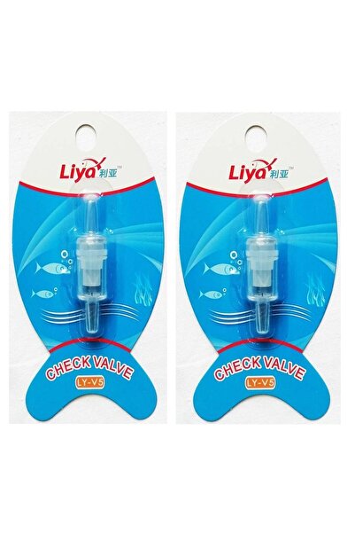 Liya Akvaryum Check Valve Çek Valf Hava Motoru Koruyucu - 2 Adet