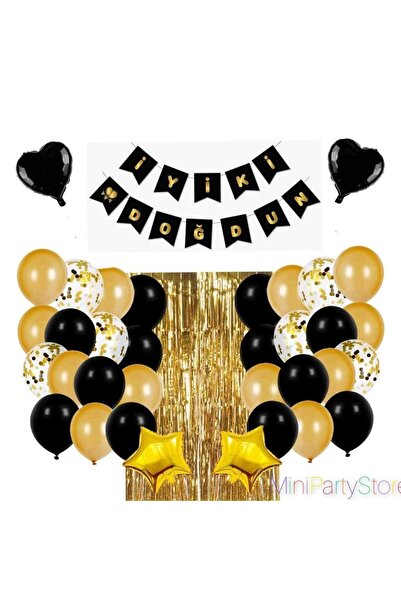 Mini Parti متجر الحفلات الصغيرة King Crown مجموعة عيد ميلاد سعيد