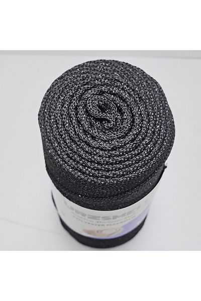 urzsmell Glitter Polyester Macrame 200gr, 250mt, No. 4Thread Plate, Bag and Accessory Thread