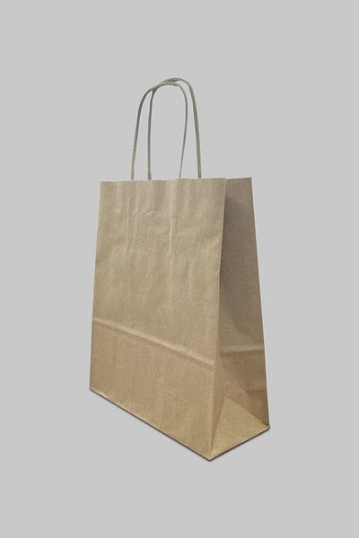 krafttürk ambalaj Kraft Bag 19x8x24 100 Pieces Paper Bag Bag