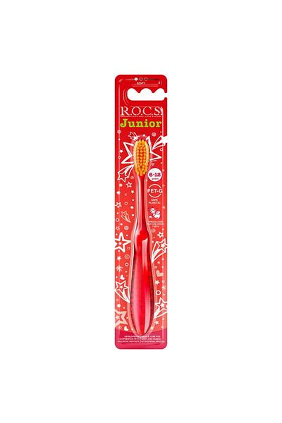 R.O.C.S. Rocs Junior Soft Children's Toothbrush - Red Age 6-12