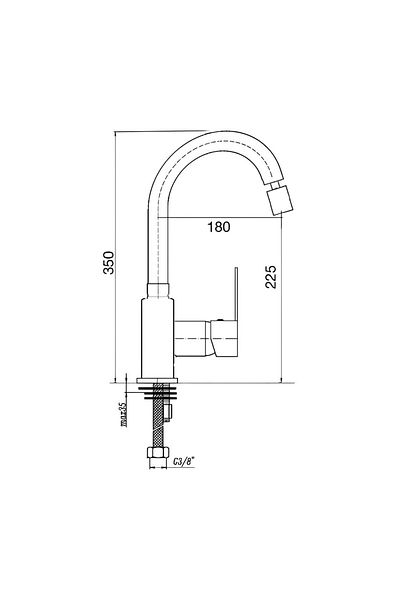Penta Spica Kitchen Sink Faucet 6375