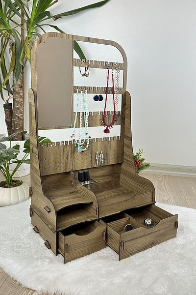 TASARREKLAM JEWELRY ORGANIZER MAKE-UP MIRROR JEWELRY ORGANIZER
