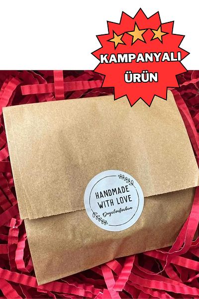 Dekals 13x20 Envelope Type Kraft Gift Package Packaging Bag Şamua Paper Bag 10 Pieces