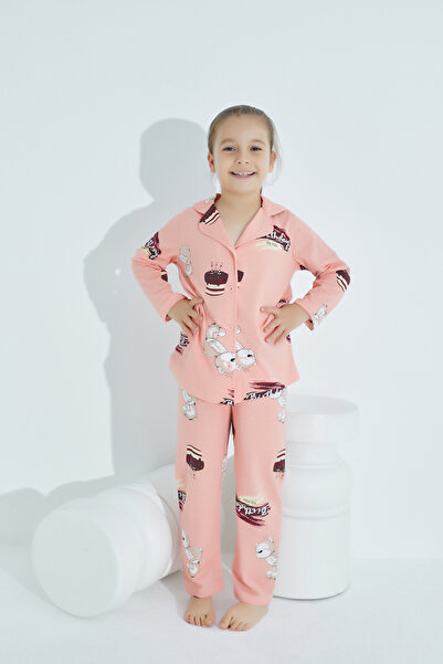 STRAWBERRY PAMUKLU DÜĞMELİ PİJAMA TAKIM