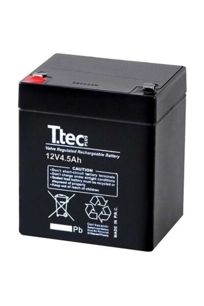 Ttec 12v4.5ah/20hr Bakımsız Kuru Akü