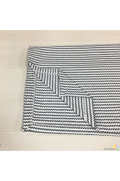 Renk Tekstil Evimrenk Double Krc Knitted Stripe Textured Pique Blanket 5 Colors