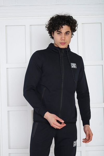NEED LİFE Men's Navy Blue Tracksuit Set