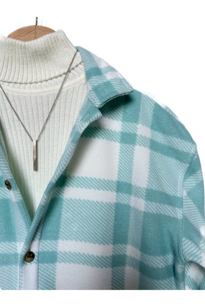 MİRMARONİ men's shirt collar oversize cotton lumberjack shirt