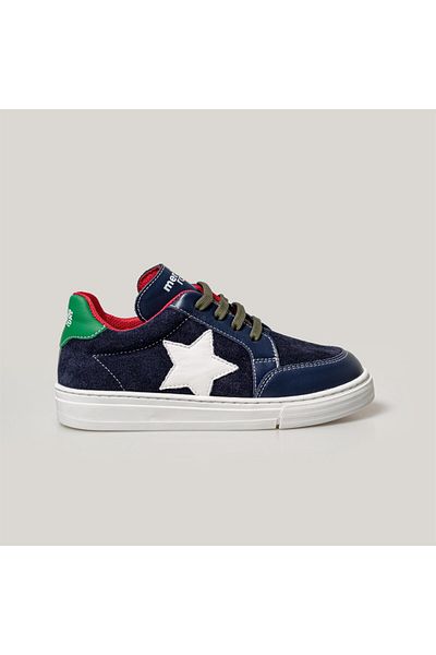 Merli&Rose Tenis Star pentru copii |   Albastru închis-verde-alb