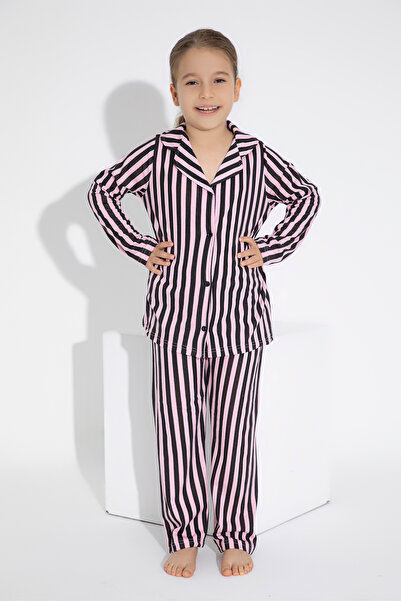 STRAWBERRY COTTON BUTTONED PAJAMA SET