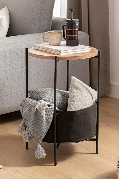 Weblonya Yan Sehpa Çantalı Orta Sehpa Zigon Sehpa 5165