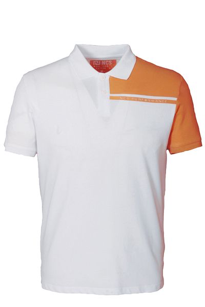 NCS Men's Polo Neck T-Shirt 100% Cotton Slim Fit Ribbed Sleeve T-shirt NCS JEANS 1164
