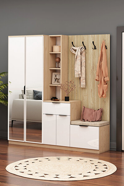 Avmpark Bona Portmanto Sepet-Beyaz PT-A2R3M1