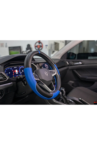 PlusOto Peugeot 207 Uyumlu Karbon Direksiyon Kılıfı