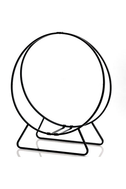 Abronya Ferforje Şömine Odunluğu Şömine Yanı Odun Sehpası